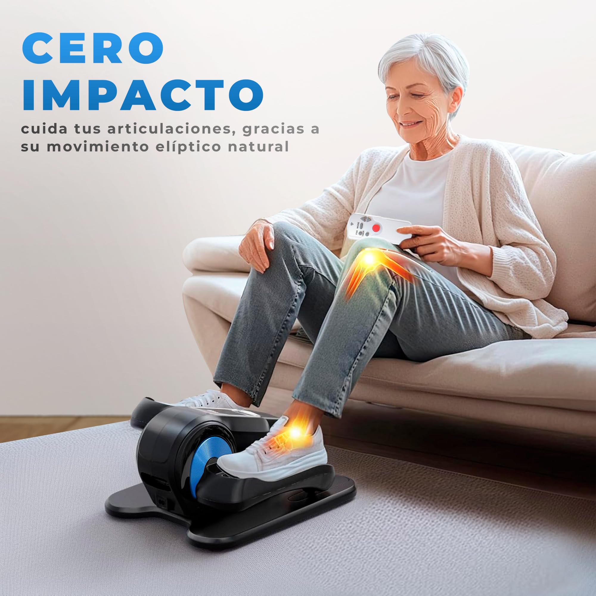 Mini Elíptica Eléctrica RELAXTY con Control Remoto | prologyc.es