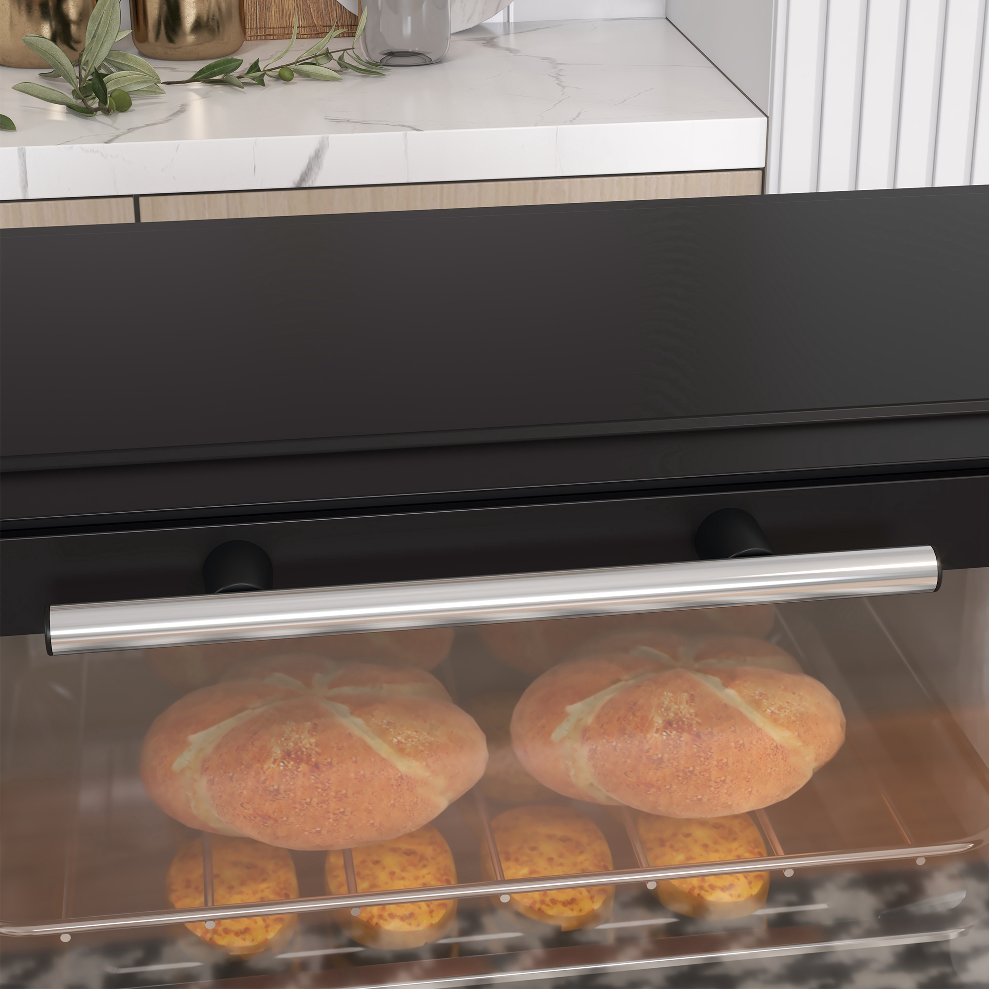 Mini Horno Eléctrico HOMCOM 9 Litros con Temporizador | prologyc.es