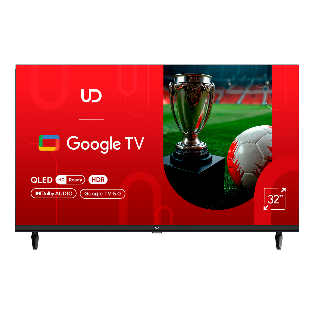 Smart TV UD QLED 32QHGC5210S Google TV Dolby Audio | prologyc.es