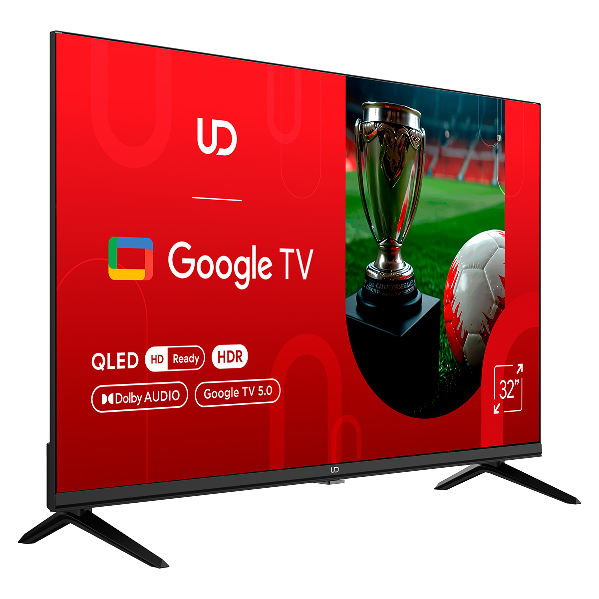 Smart TV UD QLED 32QHGC5210S Google TV Dolby Audio | prologyc.es