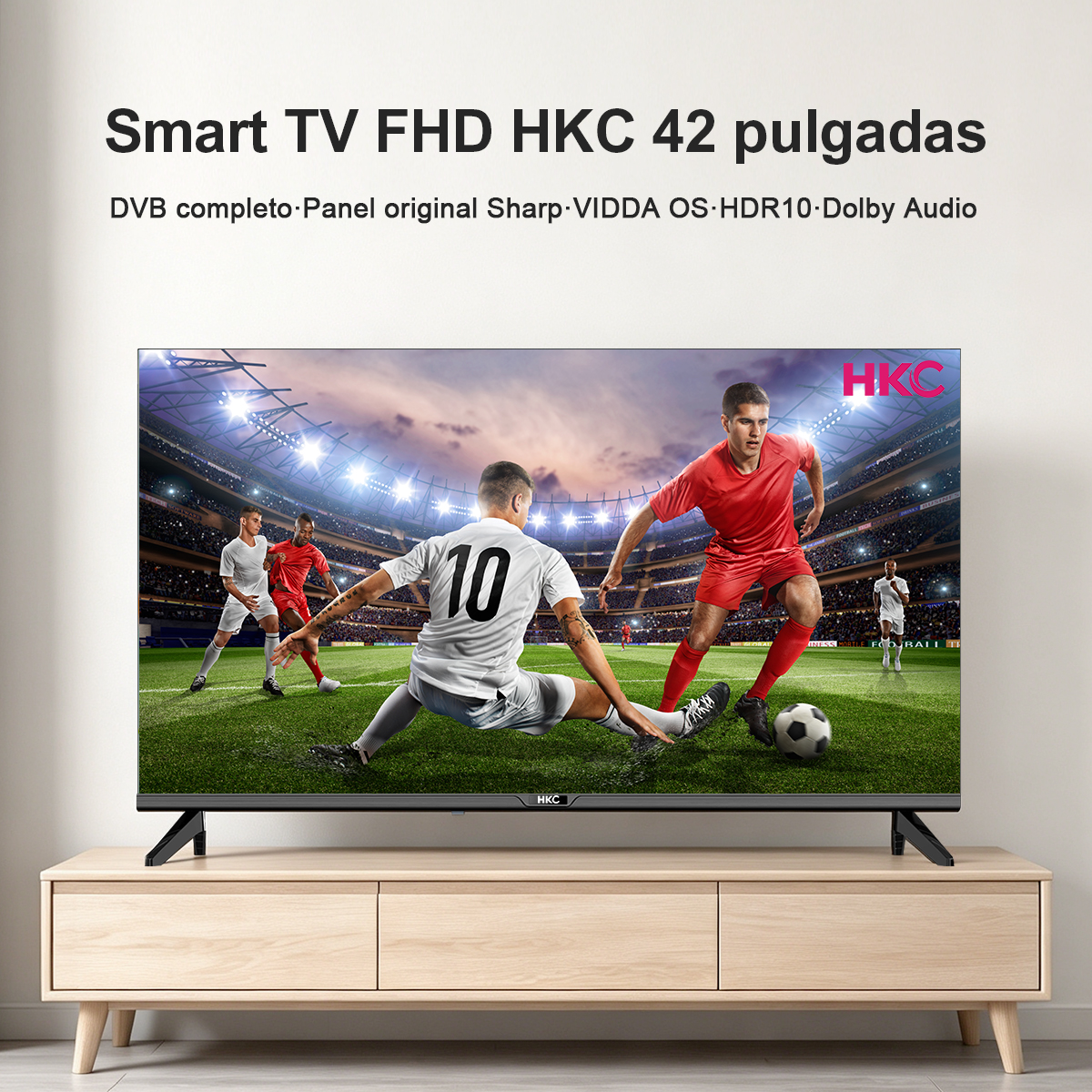 Smart TV HKC 42Q1L 42 Pulgadas Full HD VIDAA HDR10 | prologyc.es