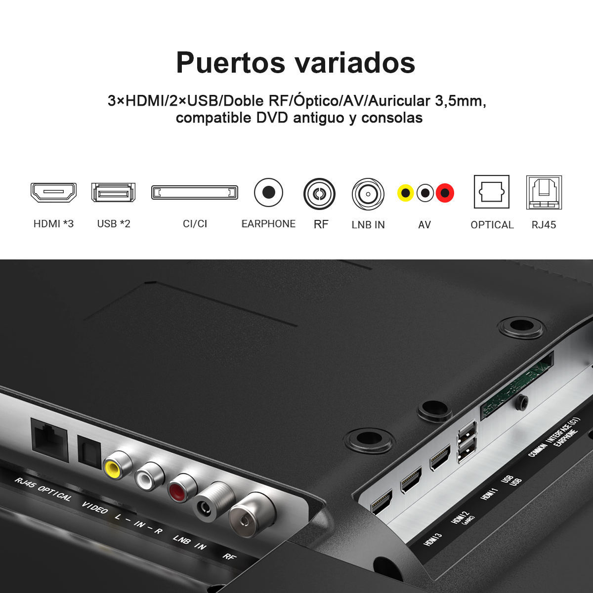 Smart TV HKC 42Q1L 42 Pulgadas Full HD VIDAA HDR10 | prologyc.es