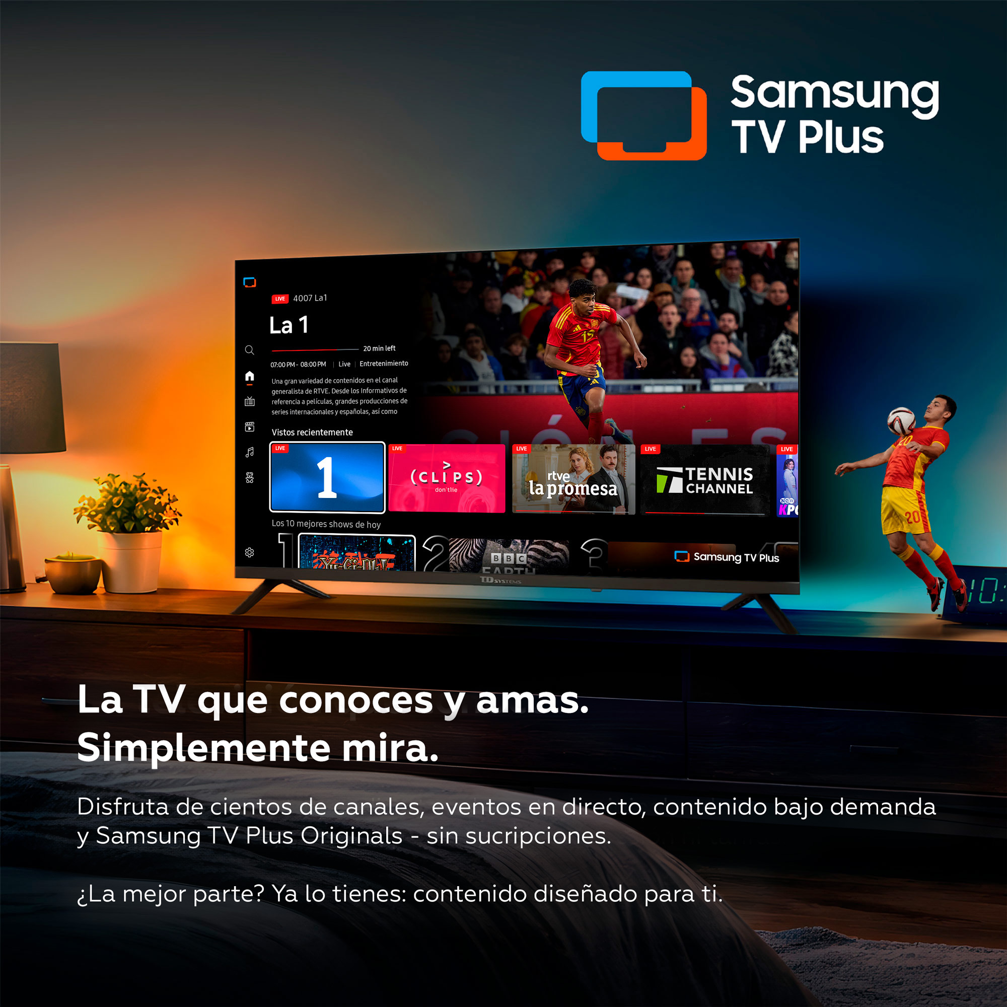 Smart TV TD Systems K32QC22TIZEN 32 QLED Tizen OS 8.0 | prologyc.es