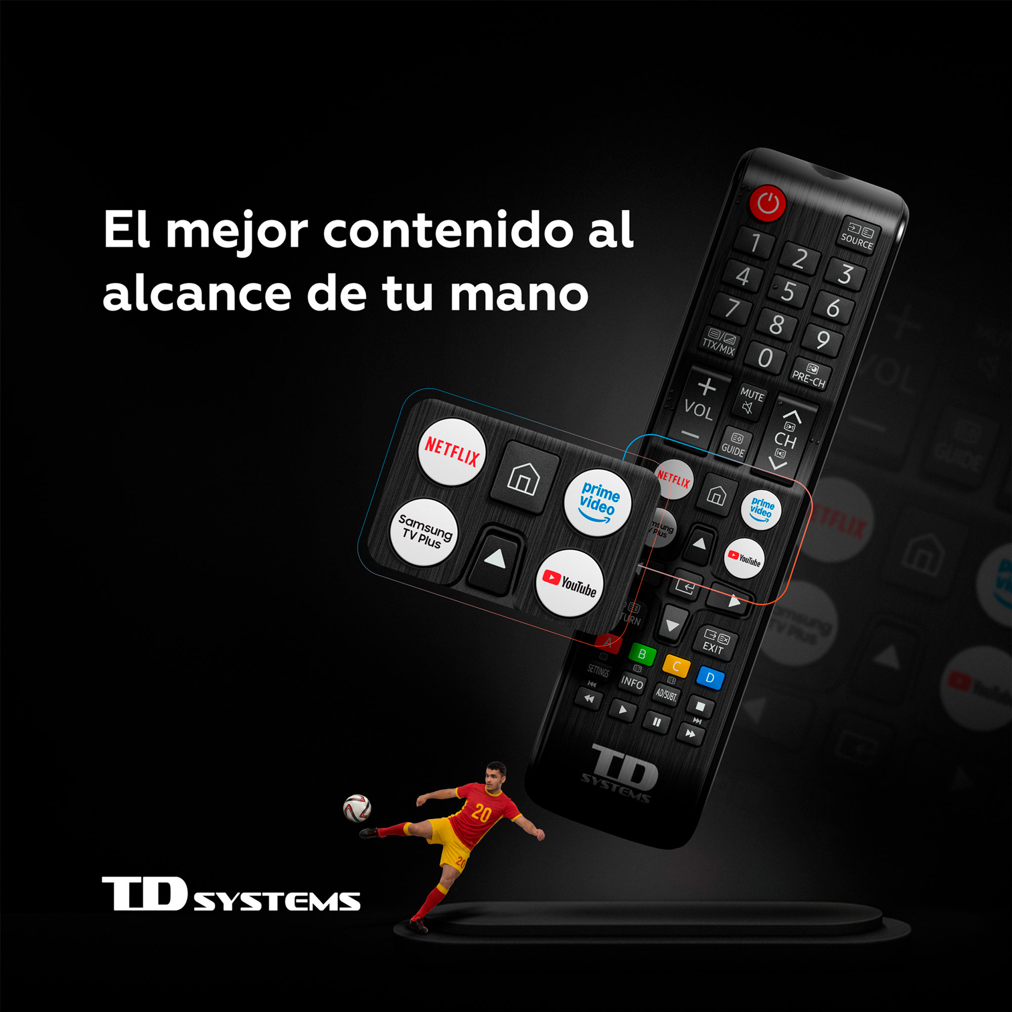 Smart TV TD Systems K32QC22TIZEN 32 QLED Tizen OS 8.0 | prologyc.es