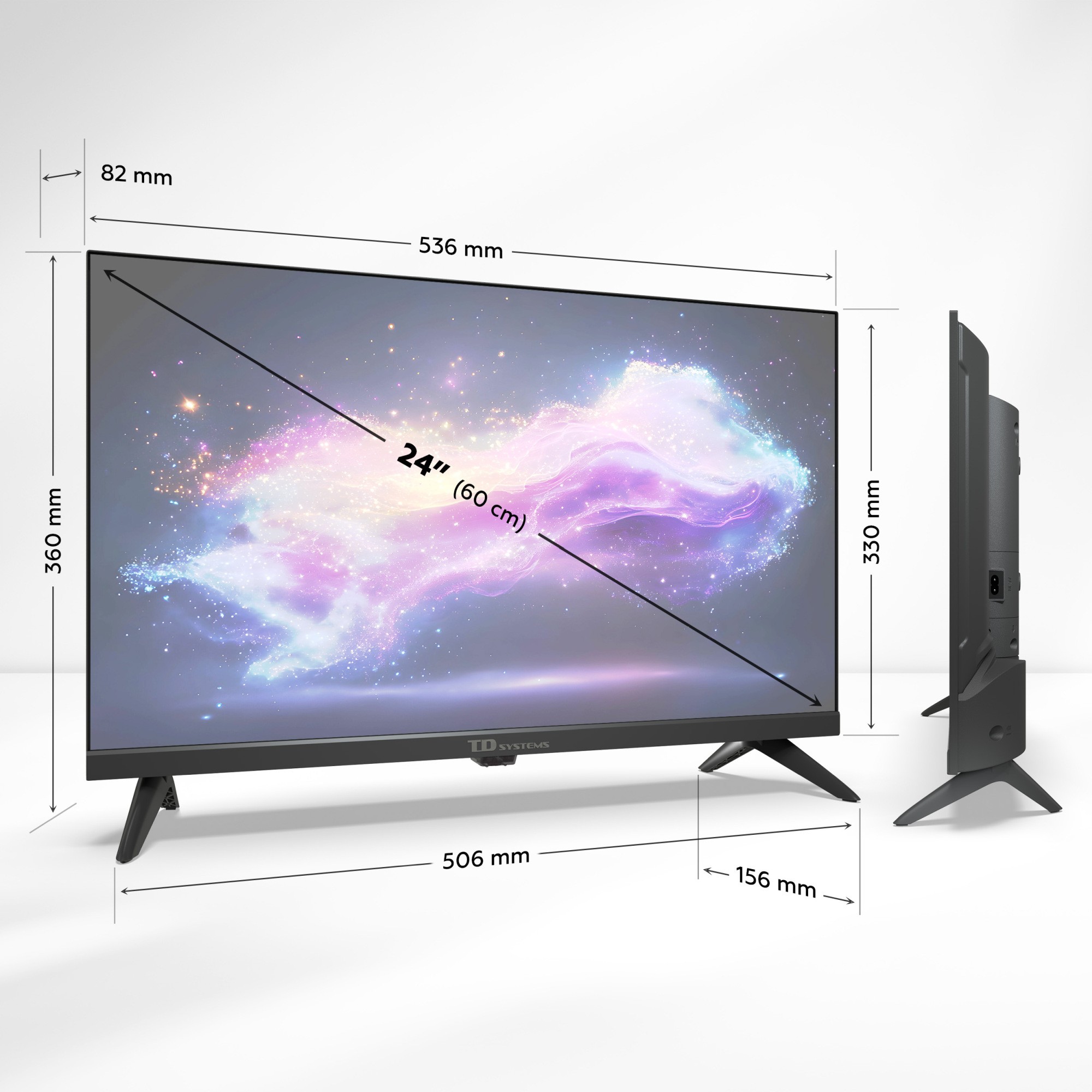 Smart TV TD Systems K32QC22TIZEN 32 QLED Tizen OS 8.0 | prologyc.es