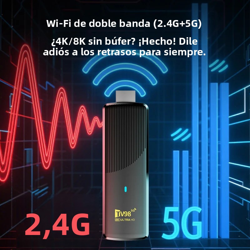 TV Box X9 Android 14 8K WiFi 6 8GB RAM 128GB | prologyc.es