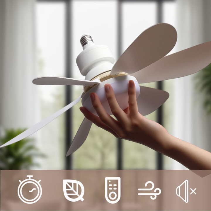 Lámpara de Techo LED E27 Regulable 30W 40W con Mando | prologyc.es