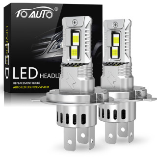 TOAUTO H4 bombilla LED para faros delanteros Canbus H7 H11 9005 HB3 9006 HB4 bombilla para faros de coche 100W 30000LM superbril