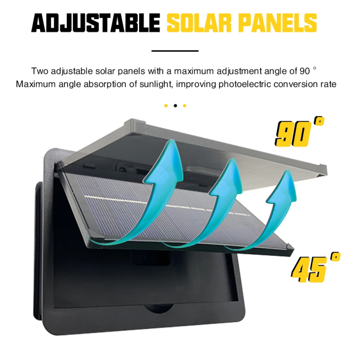 Lámpara Solar LED de Pared Impermeable 4 6 8 LED para Jardín | prologyc.es | repuestos.prologyc.es