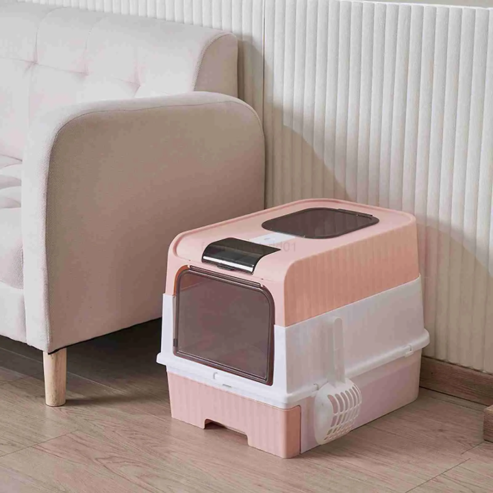 Arenero Plegable para Gatos con Tapa Antifugas y Pala | prologyc.es | repuestos.prologyc.es