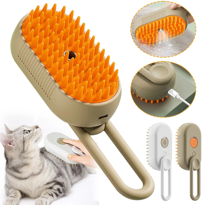 Cepillo Eléctrico de Vapor para Gatos y Perros Quitapelos | prologyc.es | repuestos.prologyc.es