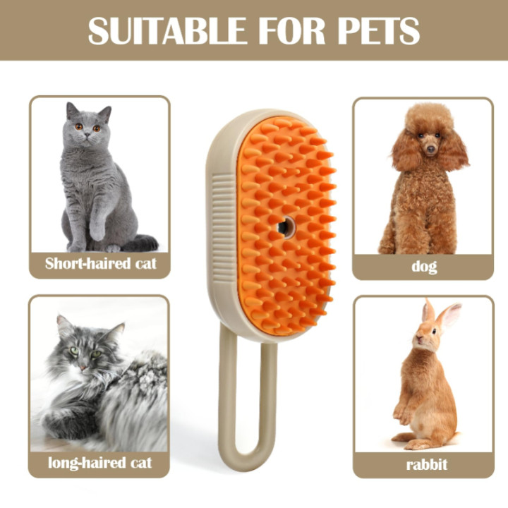 Cepillo Eléctrico de Vapor para Gatos y Perros Quitapelos | prologyc.es | repuestos.prologyc.es