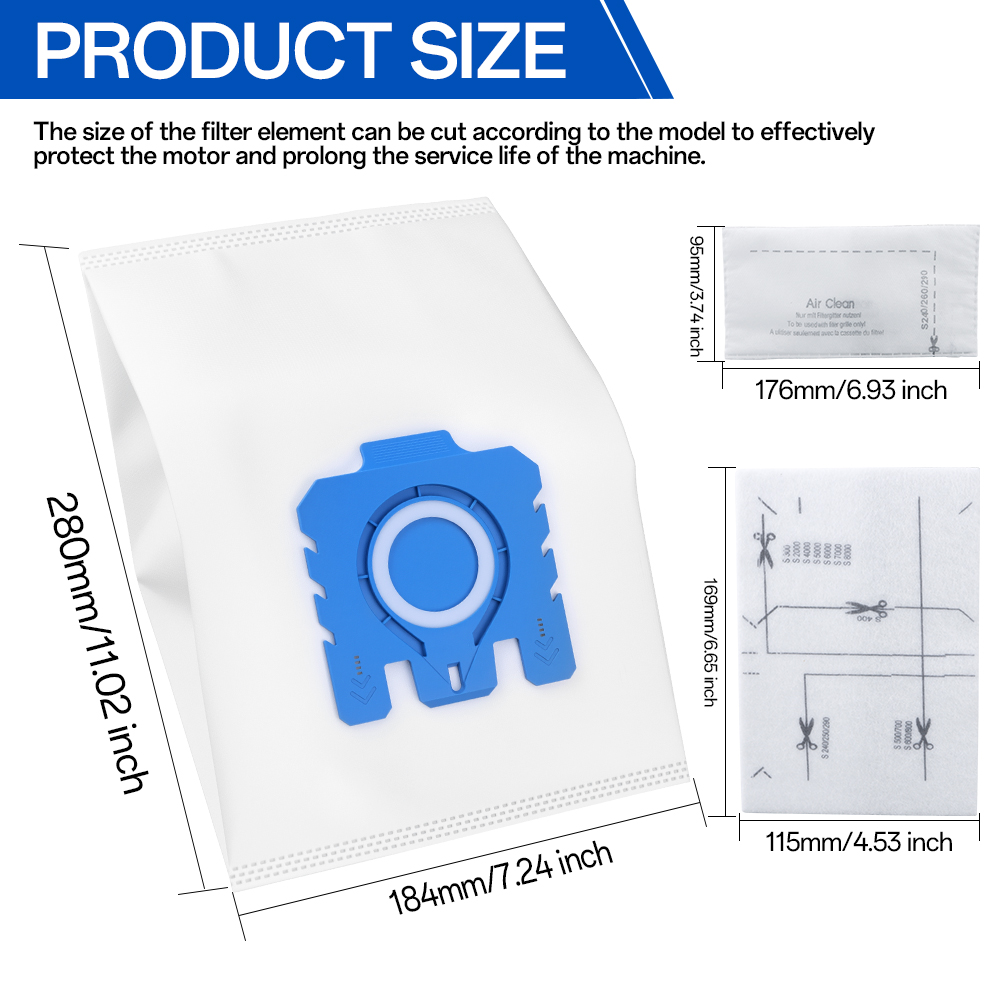 Bolsas aspiradora Miele GN 3D AirClean compatibles | Prologyc