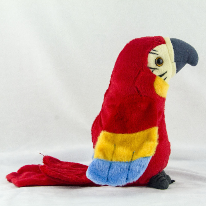 Loro Parlante Repetidor de Voz de Peluche Guacamayo Interactivo | prologyc.es | repuestos.prologyc.es