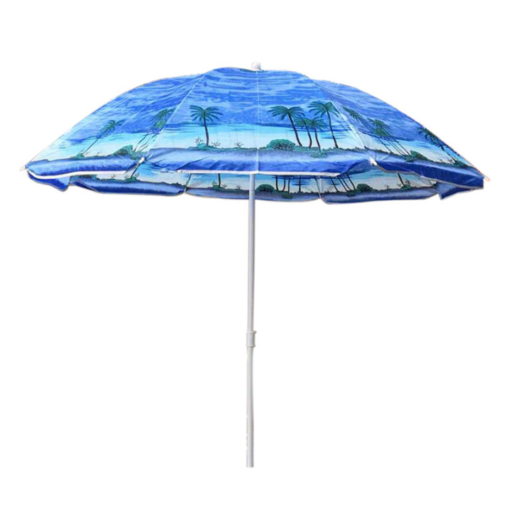 Sombrilla de Playa Plegable 140 cm con Protección Solar y Altura Ajustable | prologyc.es | repuestos.prologyc.es