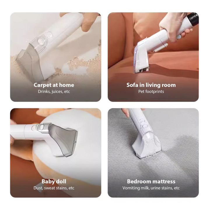 Limpiadora de Tapicerías y Alfombras de Alta Potencia con Pulverizador y Extractor | prologyc.es | repuestos.prologyc.es