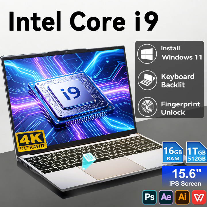 Portátil 15,6 Pulgadas Windows 11 Intel Core i9-10980HK 16GB RAM 1TB SSD con Huella Dactilar | prologyc.es | repuestos.prologyc.