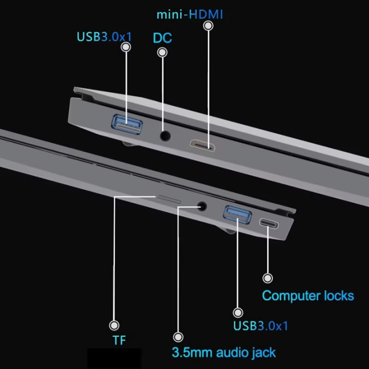Portátil 15,6 Pulgadas Intel Core i9-9900 Windows 11 Pro 16GB RAM 1TB/2TB SSD con Teclado Retroiluminado | prologyc.es