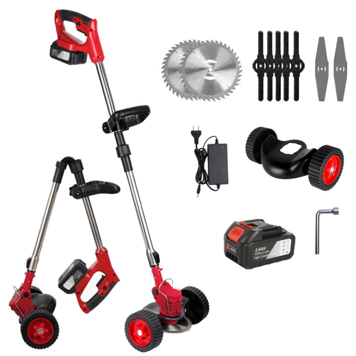 Cortacésped Inalámbrico 1500W Plegable Compatible con Batería Makita 21V | prologyc.es | repuestos.prologyc.es