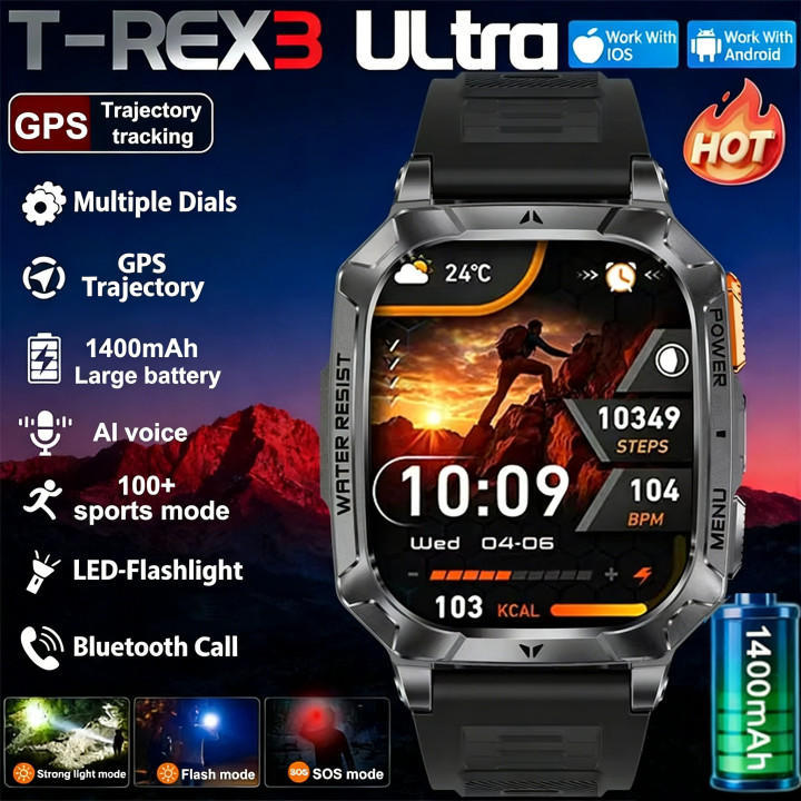 Reloj Inteligente AMOLED 2,01" IP68 con Batería de 1400 mAh, Llamadas Bluetooth y Monitor Deportivo | prologyc.es | repuestos.pr
