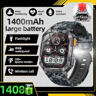Reloj Inteligente AMOLED 2,01" IP68 con Batería de 1400 mAh, Llamadas Bluetooth y Monitor Deportivo | prologyc.es | repuestos.pr