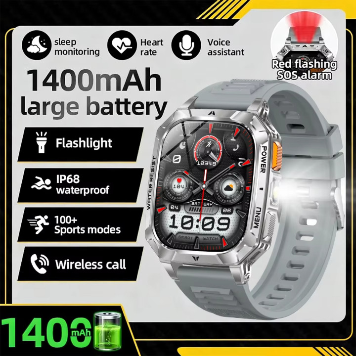 Reloj Inteligente AMOLED 2,01" IP68 con Batería de 1400 mAh, Llamadas Bluetooth y Monitor Deportivo | prologyc.es | repuestos.pr