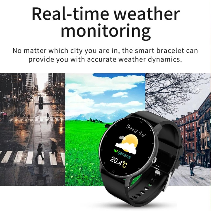 Reloj Inteligente LIGE Deportivo con Monitor de Frecuencia Cardíaca para Android e iOS | prologyc.es | repuestos.prologyc.es