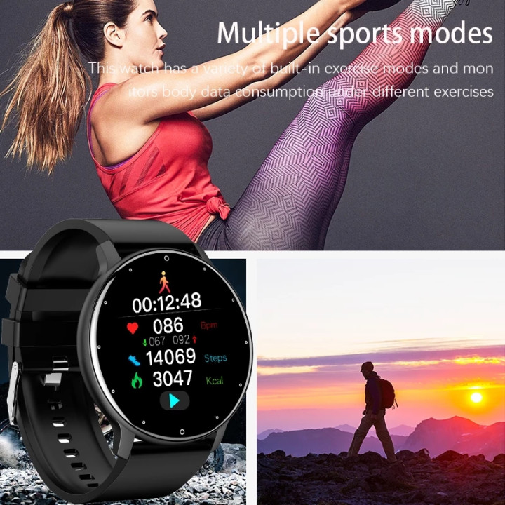 Reloj Inteligente LIGE Deportivo con Monitor de Frecuencia Cardíaca para Android e iOS | prologyc.es | repuestos.prologyc.es