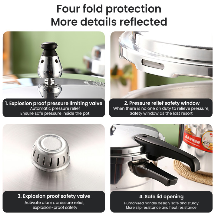 Olla a Presión de Aleación de Aluminio 3L y 7L para Cocina de Gas | prologyc.es | repuestos.prologyc.es