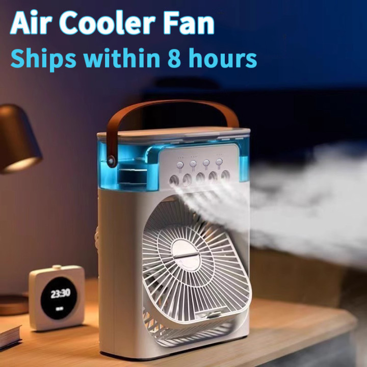 Mini Enfriador de Aire 3 en 1 con Ventilador, Humidificador y Luz LED Nocturna | prologyc.es | repuestos.prologyc.es