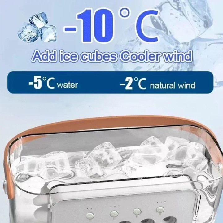 Mini Enfriador de Aire 3 en 1 con Ventilador, Humidificador y Luz LED Nocturna | prologyc.es | repuestos.prologyc.es