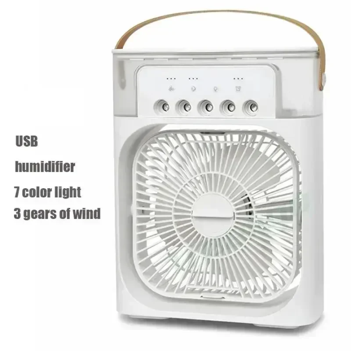Mini Enfriador de Aire 3 en 1 con Ventilador, Humidificador y Luz LED Nocturna | prologyc.es | repuestos.prologyc.es