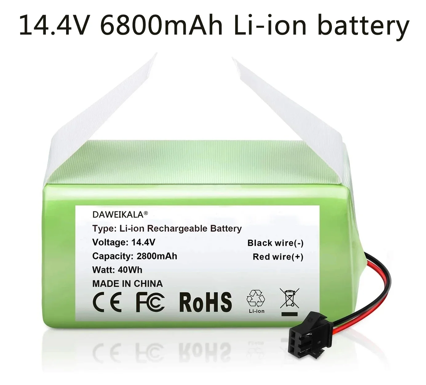 Batería robot aspirador 14,4V 6800mAh Conga 990 1090 | Prologyc