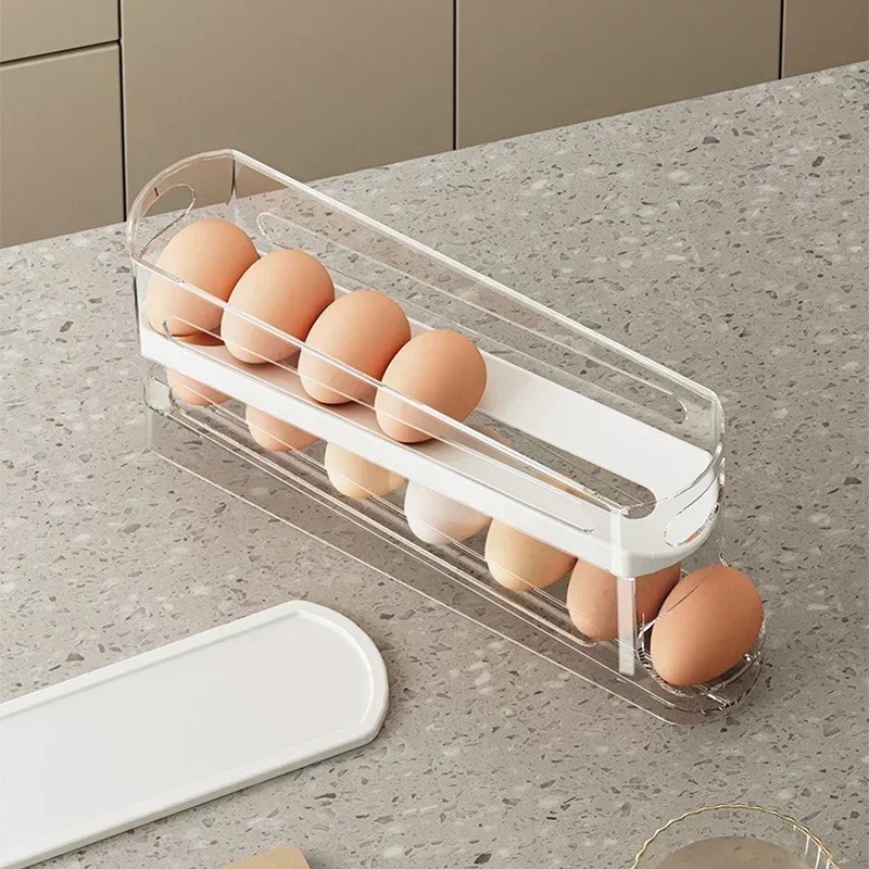Organizador Automático de Huevos de 2 Niveles para Refrigerador con Dispensador Enrollable | prologyc.es | repuestos.prologyc.es