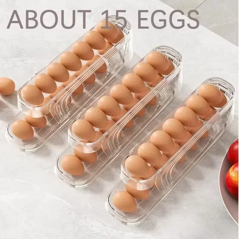 Organizador Automático de Huevos de 2 Niveles para Refrigerador con Dispensador Enrollable | prologyc.es | repuestos.prologyc.es