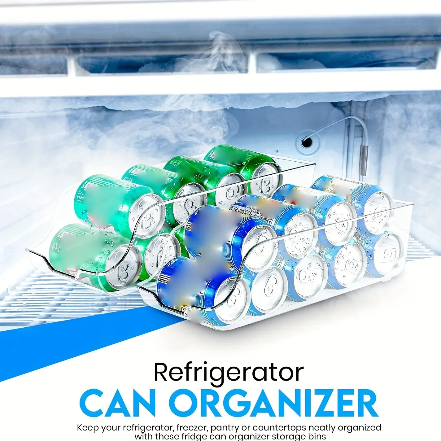 Organizador Automático de Latas para Refrigerador con Dispensador Giratorio | prologyc.es | repuestos.prologyc.es