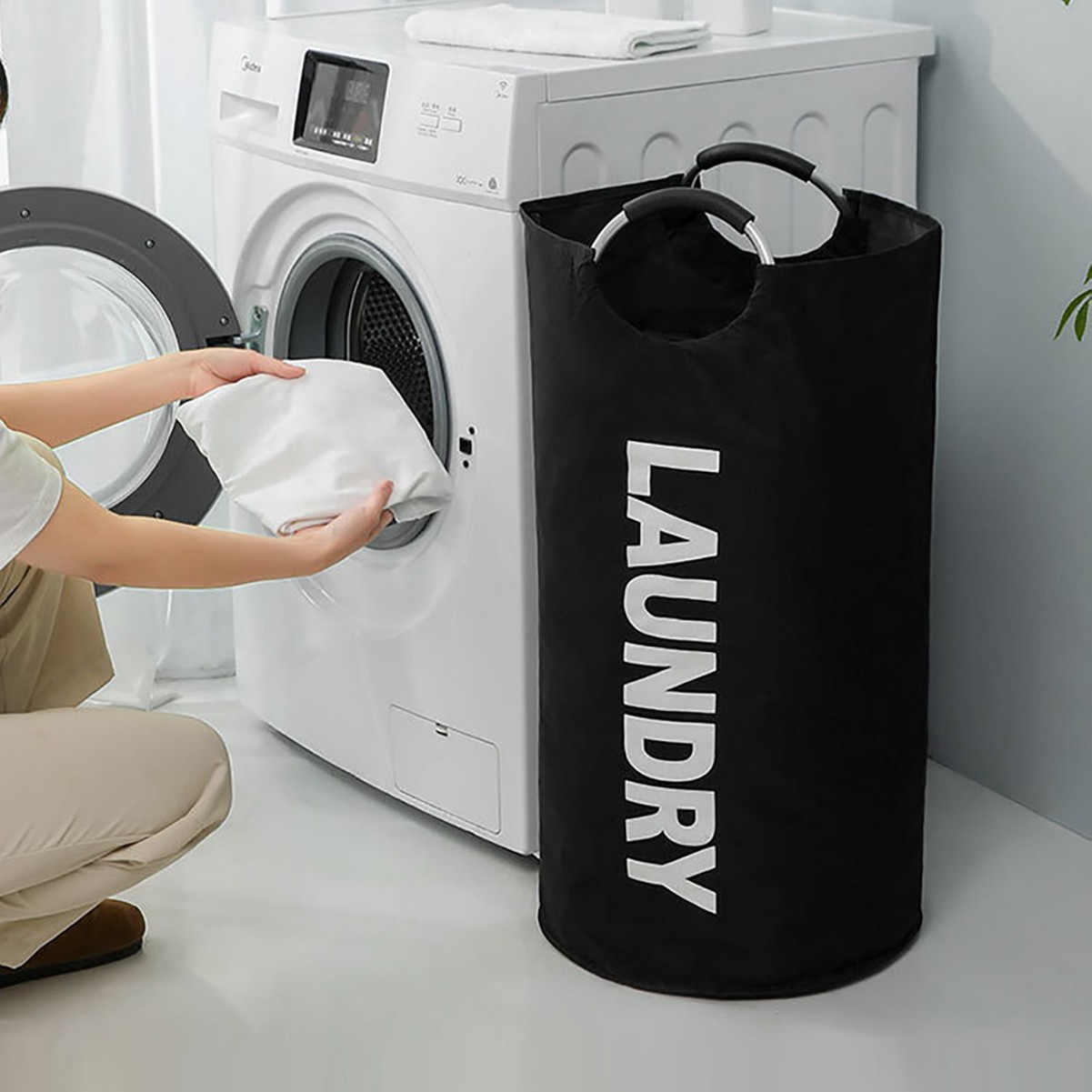 Cesto de Ropa Sucia Extra Grande Impermeable Plegable con Asas Acolchadas | prologyc.es | repuestos.prologyc.es