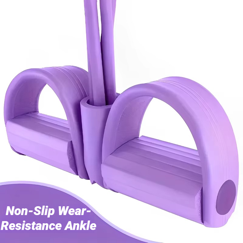 Tensor de Pedal de 4 Tubos con Bandas Elásticas para Fitness, Yoga y Abdominales | prologyc.es | repuestos.prologyc.es