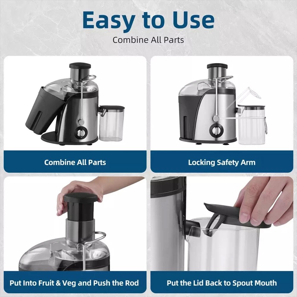 Luciadora de 1500W con Vaso de 350 ml para Frutas y Verduras | prologyc.es | repuestos.prologyc.es