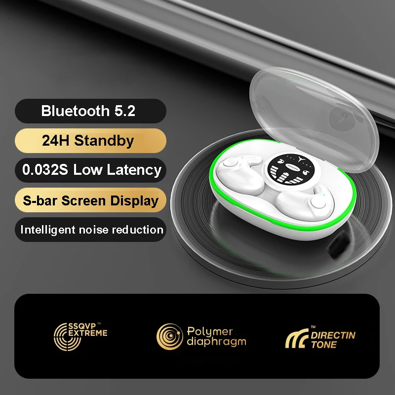 Auriculares Invisibles Bluetooth 5.3 para Dormir IPX5 | prologyc.es | repuestos.prologyc.es