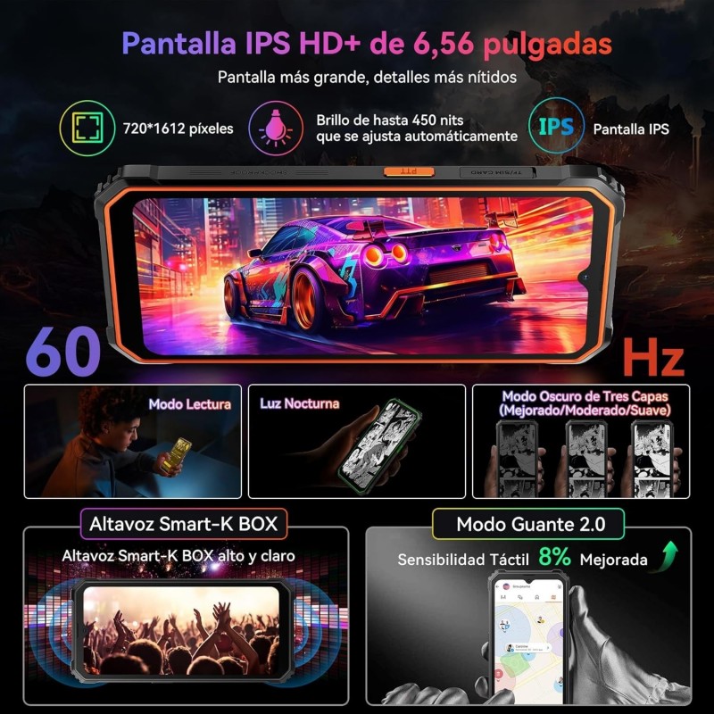 Blackview BV4800 Pro 4GB+128GB 4G Rugerizado IP68 | prologyc.es