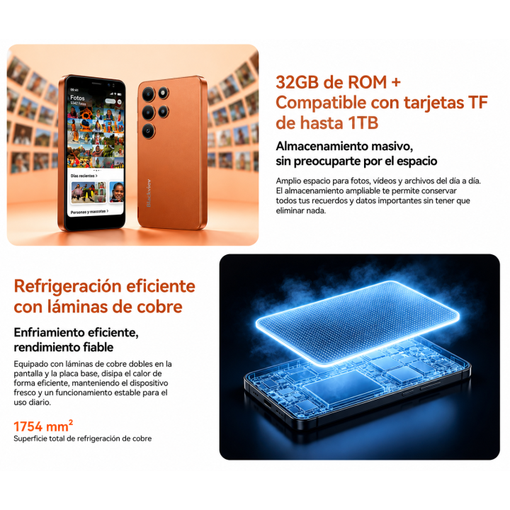 Blackview WAVE 2C 3GB+32GB Android 16 Go 4G | prologyc.es