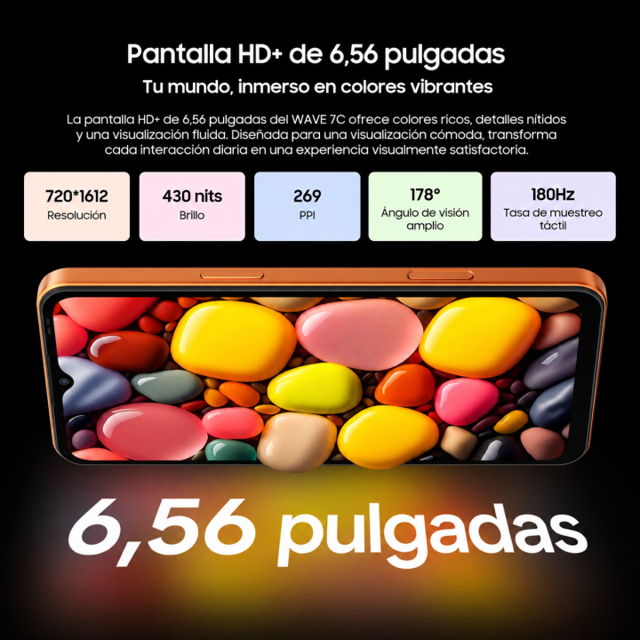Blackview WAVE 7C 4GB+128GB Android 16 4G Negro | prologyc.es