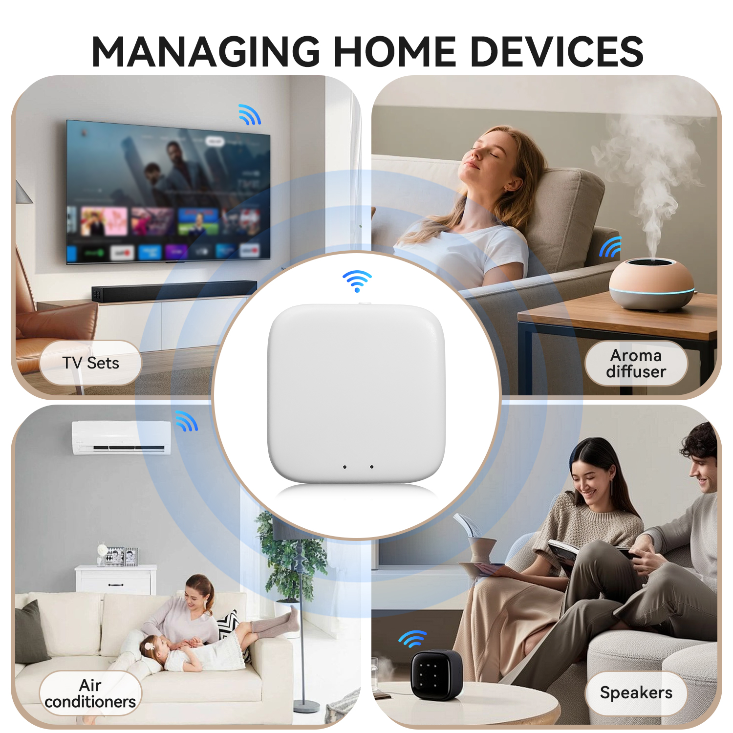 Gateway Zigbee Tuya Smart Life Bluetooth para Domótica | prologyc.es | repuestos.prologyc.es