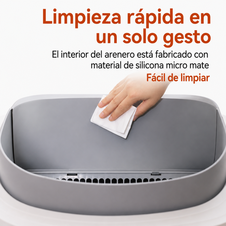 Caja de Arena Automática Autolimpiable para Gatos con WiFi y Sensor Inteligente | prologyc.es | repuestos.prologyc.es