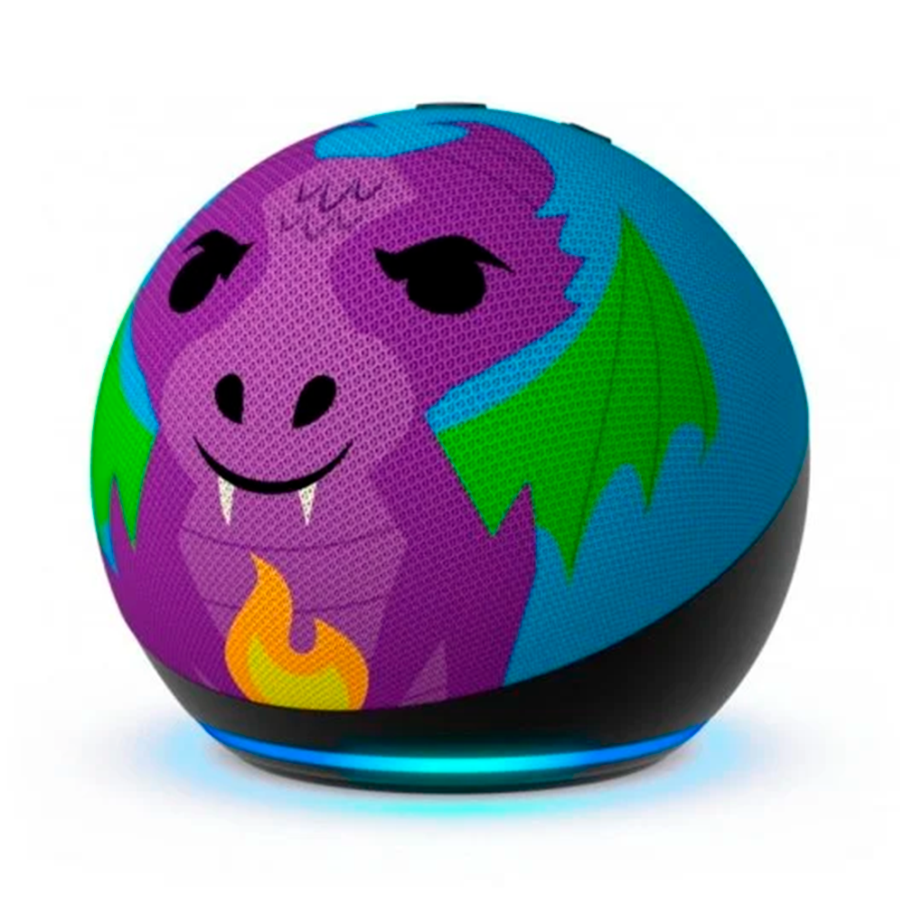 Amazon Echo Dot Kids 5ª Gen Dragón con Alexa | prologyc.es | repuestos.prologyc.es