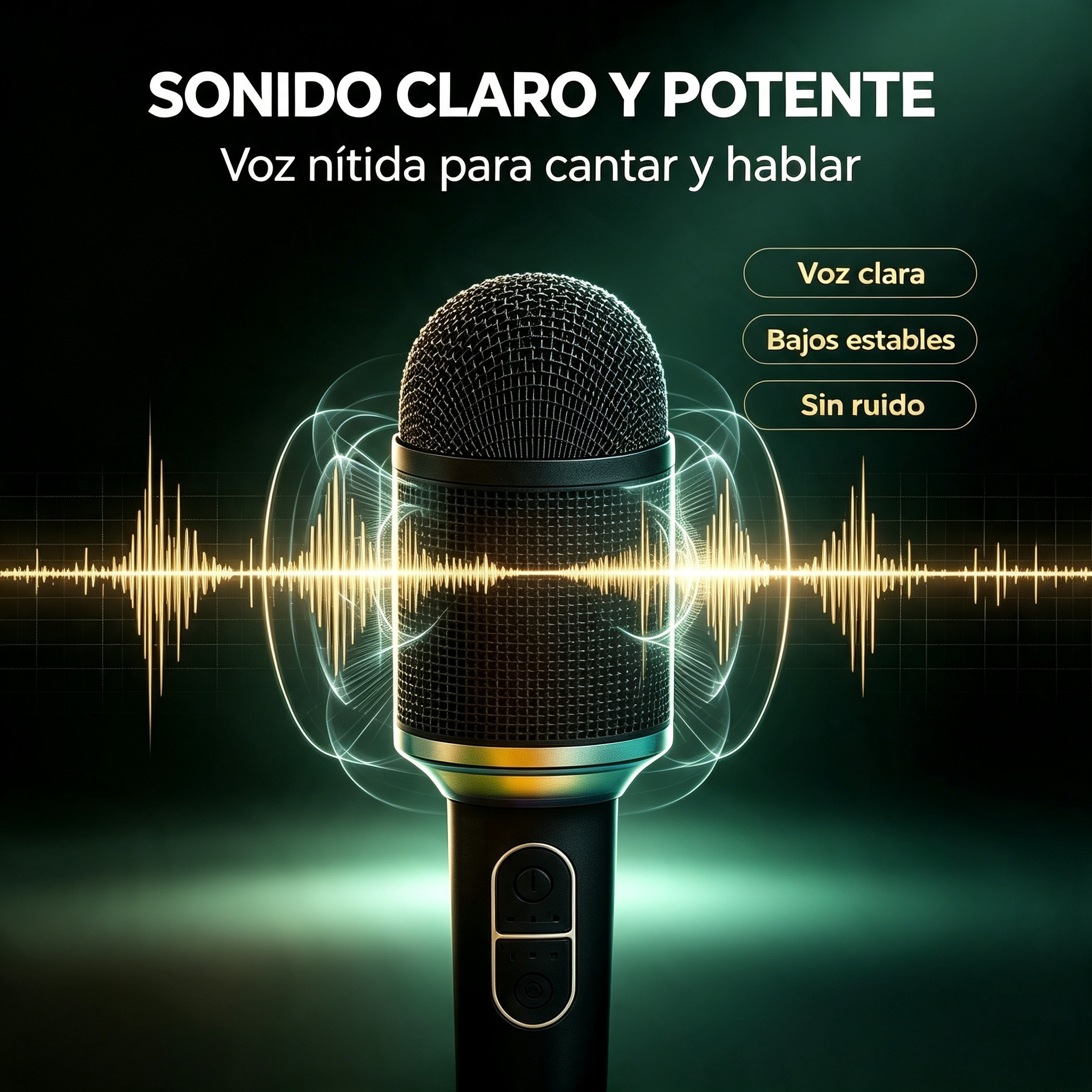 Altavoz Bluetooth Karaoke con Micrófono y Reducción de Ruido | prologyc.es | repuestos.prologyc.es