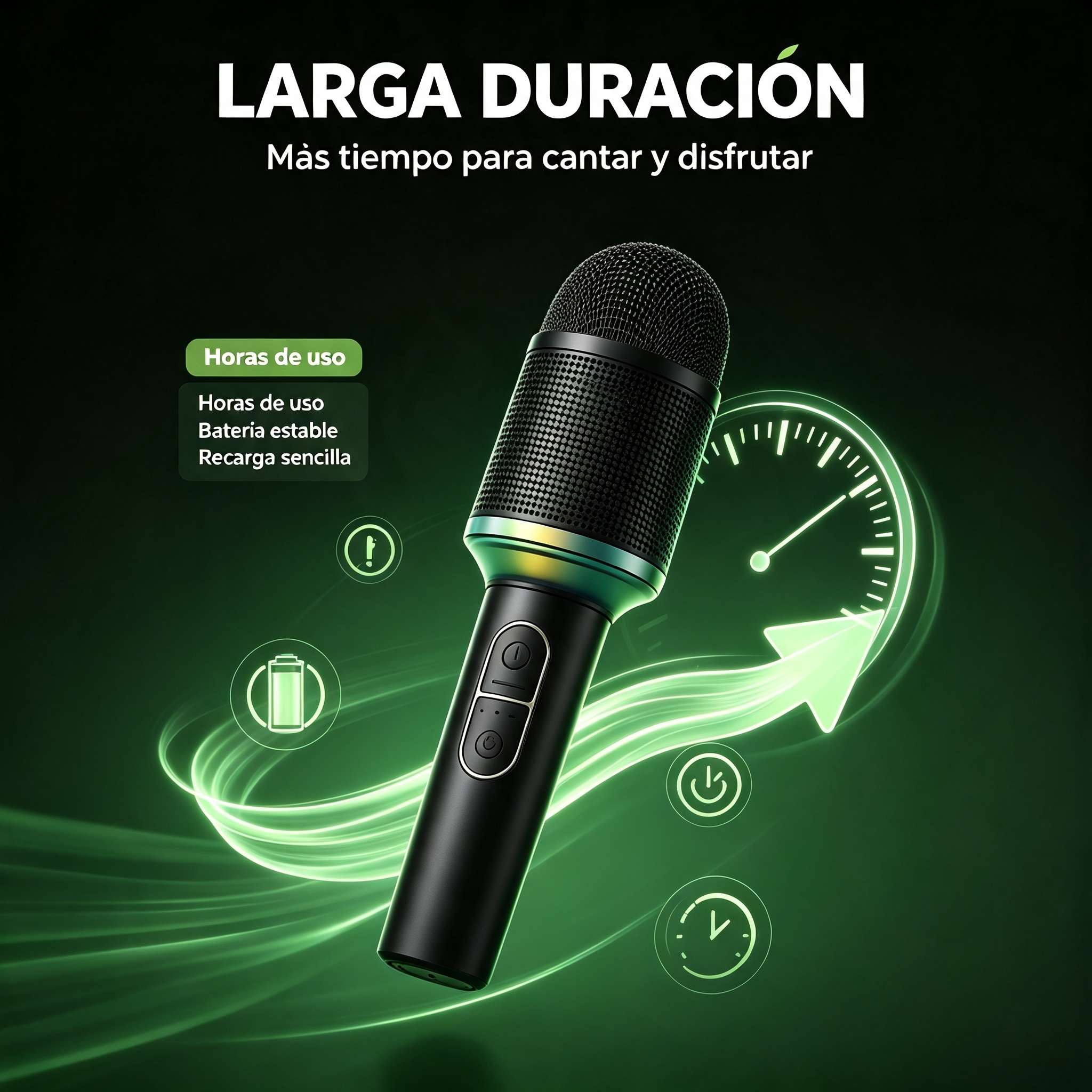 Altavoz Bluetooth Karaoke con Micrófono y Reducción de Ruido | prologyc.es | repuestos.prologyc.es