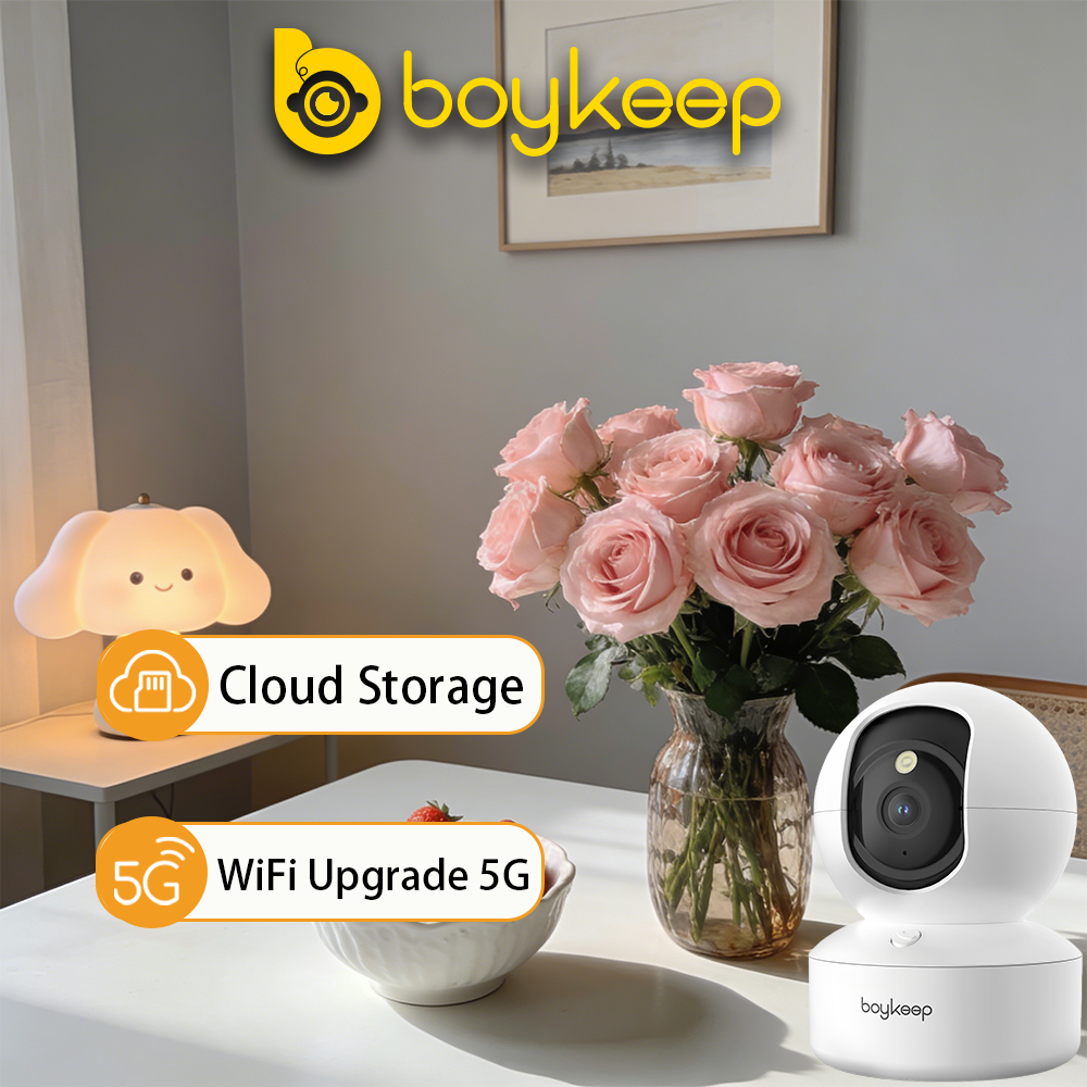 Cámara Seguridad WiFi BoyKeep 2K 360° PTZ Visión Nocturna | prologyc.es | repuestos.prologyc.es