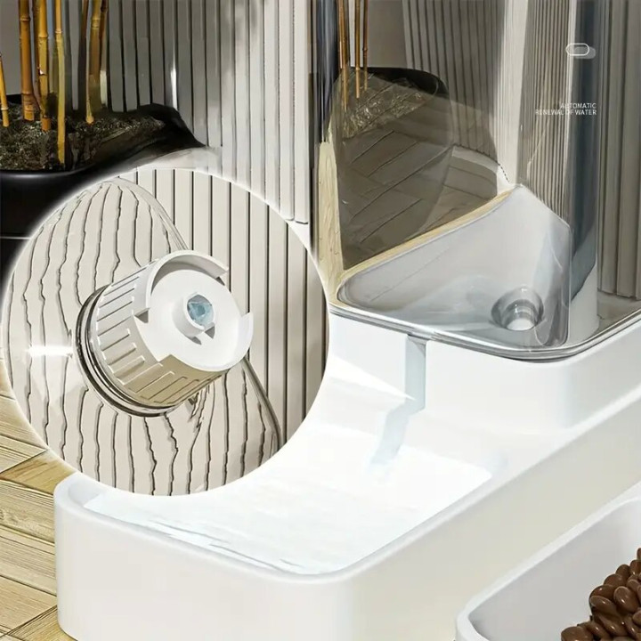 Dispensador automático comida agua mascotas | Prologyc